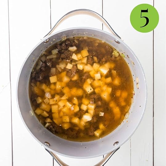 Step 5 Cabbage Sausage and Potato Soup
