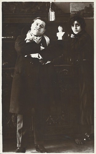 Maria Jacobini and Oreste Bilancia in La casa di vetro