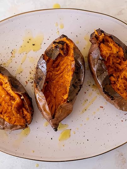 mediterranean stuffed sweet potatoes