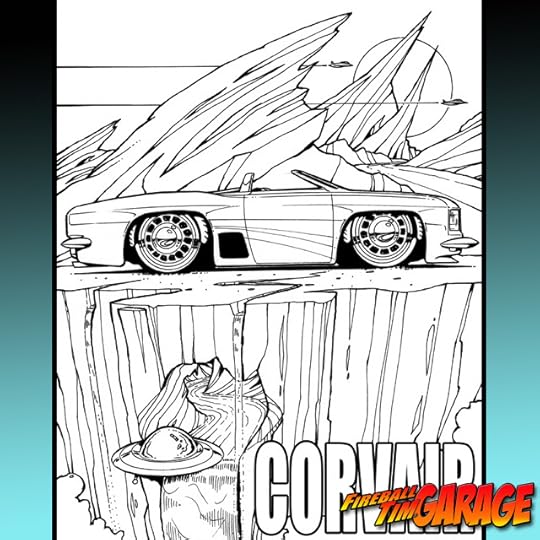 Corvair Concept Art by Fireball Tim Garage