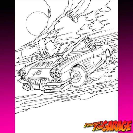 Corvette Concept Art by Fireball Tim Garage