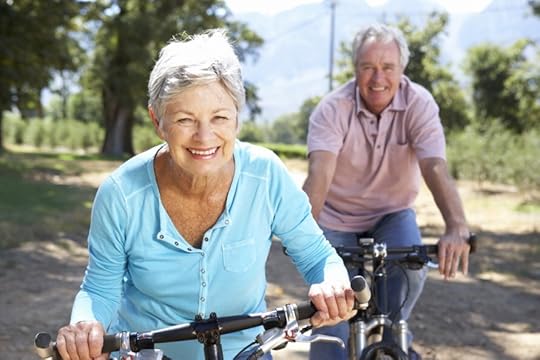 active seniors on bikes