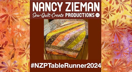 NZP 2024 Table Runner Sewing Challenge