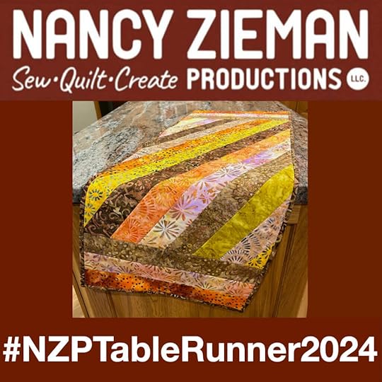 NZP 2024 Table Runner Sewing Challenge