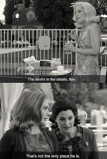 Wanda, Agnes, and Dottie in the second episode of WandaVision.