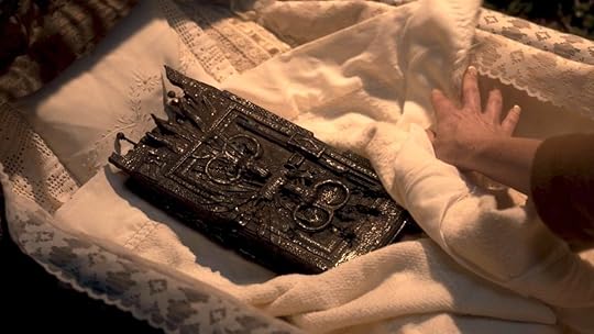 The Darkhold inside a bassinet on Agatha All Along