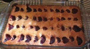 Mom's plum cake recipe 