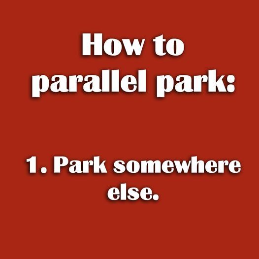 parallel parking meme