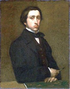 Едгар Дега - автопортрет, 1855 г.