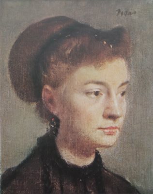 Eдгар Дега - Портрет на младо момиче - 1867