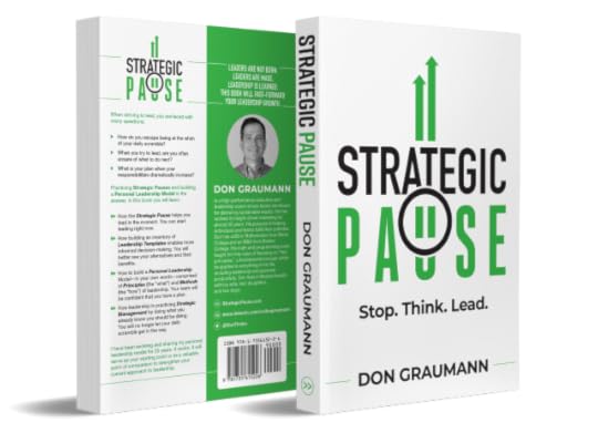 "Strategic Pause", THE leadership book on Amazon