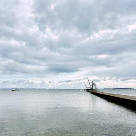 Ein leerer Steg an der Ostsee, Steinberghaff