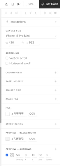 uxpin tutorial properties panel