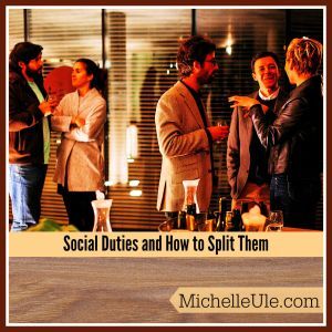 Social duties at a party