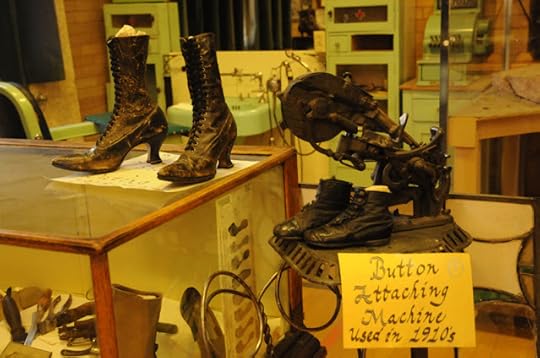 button shoe machine, Kemmerer WY