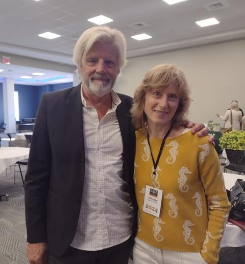 Authors Ernest Thompson and S.M. Stevens at the NH Writers' Project annual conference