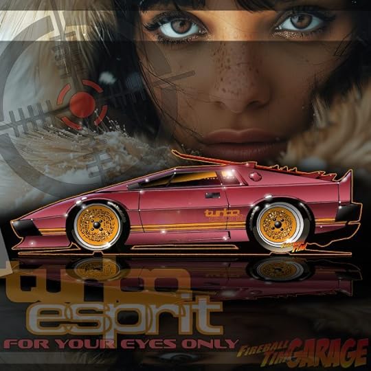 For Your Eyes Only Lotus Esprit Turbo Concept Art by Fireball Tim Garage