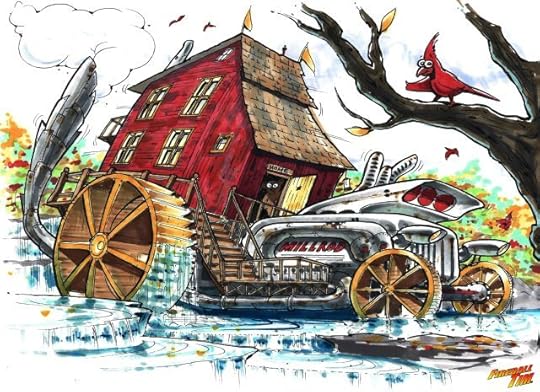 The Mill Rod Concept Art by Fireball Tim Garage