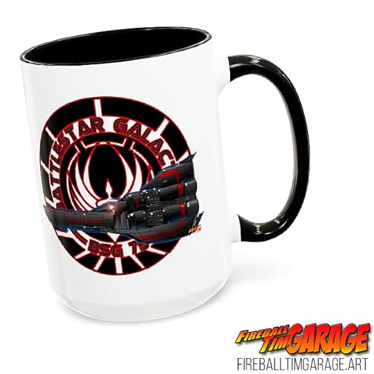 Battlestar Galactica Mug by Fireball Tim Garage