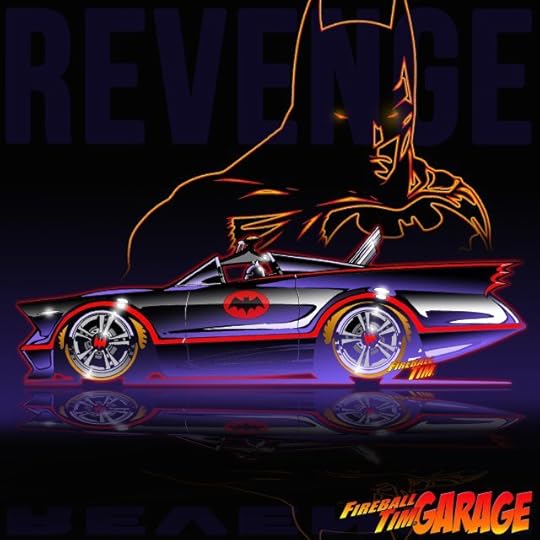 1966 Batmobile Concept Art by Fireball Tim Garage