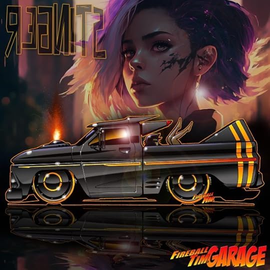 Chevy C10 Stinger Concept Art by Fireball Tim Garage