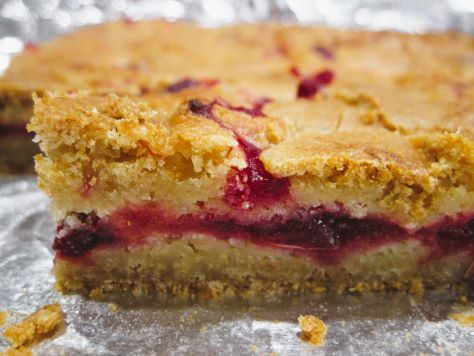 Bready or Not Original: Cranberry Swirled Blondies