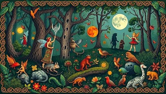 European folklore traditions representing cultural narratives