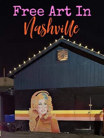 There was plenty of art everywhere we went in Nashville, so outside of mural walks, we saw it generally walking around and driving down the street.