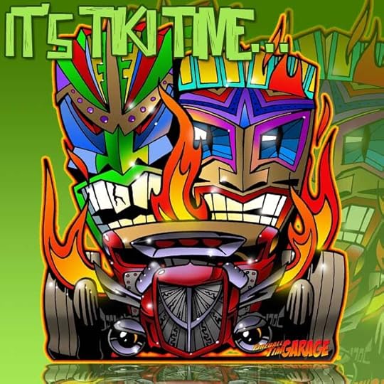 Tiki Hot Rod Concept Art by Fireball Tim Garage