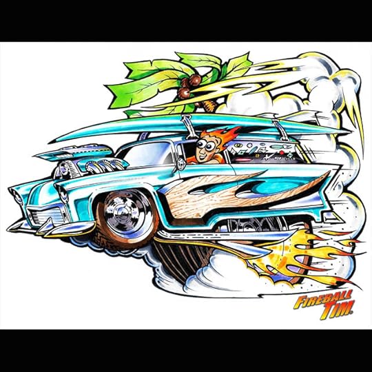 Woodie Wagon Concept Art by Fireball Tim Garage