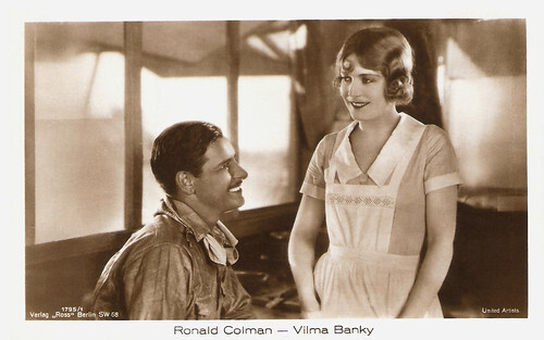 Ronald Colman and Vilma Banky in The Winning of Barbara Worth (1926)
