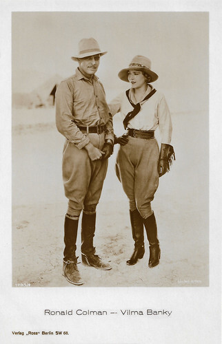 Ronald Colman and Vilma Banky in The Winning of Barbara Worth (1926)