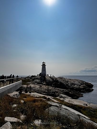 Peggy's Cove lighthouse and rocks