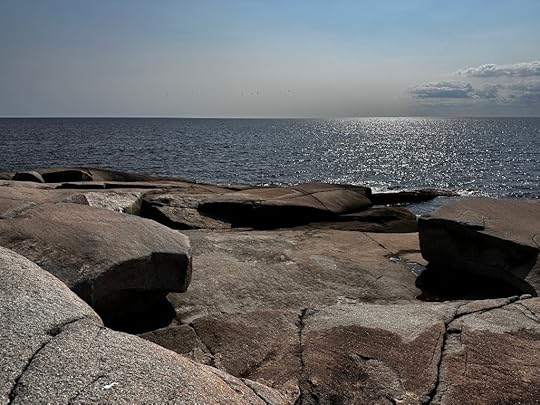 Rocks, sea, sky