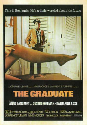 Dustin Hoffman and Anne Bancroft in The Graduate (1967)