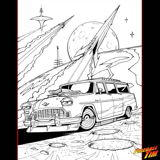 Checker Marathon Concept Art by Fireball Tim Garage