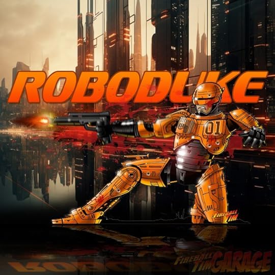 Roboduke Automotive Pop Culture Concept Art by Fireball Tim Garage