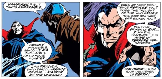 Gene Colan's Dracula, Lord of the Vampires, from Tomb of Dracula.