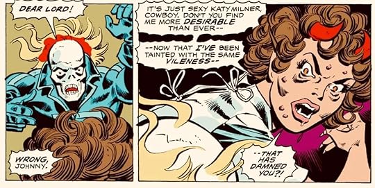 Ghost Rider panels from the 1970s series.