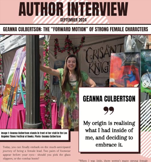 Geanna Culbertson - Author Interview