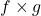 f \times g