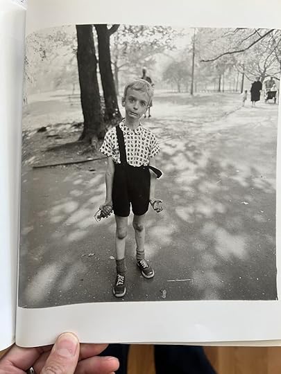 A picture of a reproduction of Diane Arbus's photography 