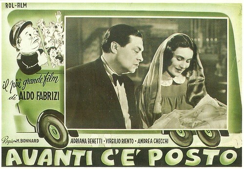 Aldo Fabrizi and Adriana Benetti in Avanti c'é posto