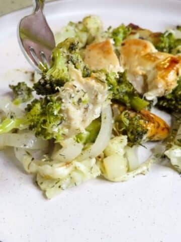 perfectly done Ranch Chicken Foil Packets