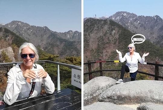 At the top of the mountain there is a viewing platform and observation deck and a café 