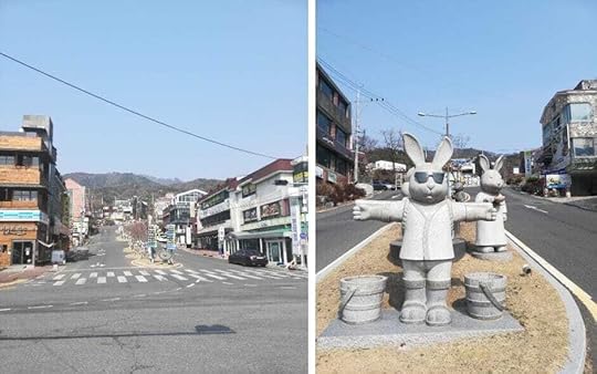 The road to Palgongsan Mountain Daegu South Korea