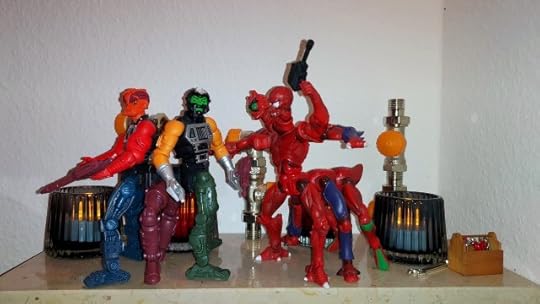 Modulok tinkers with and admired Multi-Bot