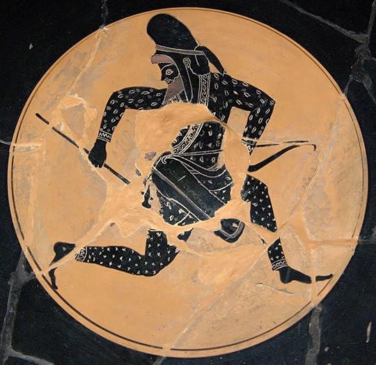 Greek depictions of Scythian archer on Attic pottery (sixth century BCE).