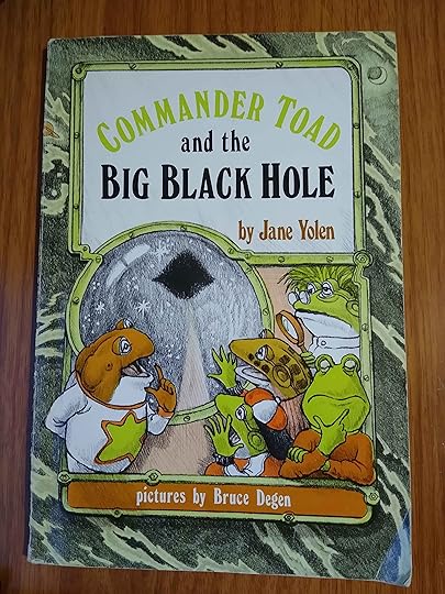 Commander Toad and the Big Black Hole with black title text on white background