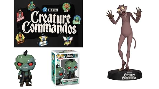 The first wave of Creature Commandos merchandise from DC Studios.